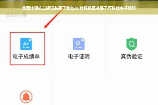 桌面计算机二级证书丢了怎么办,计算机证书丢了可以找电子版吗