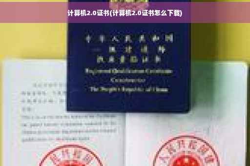 计算机2.0证书(计算机2.0证书怎么下载)