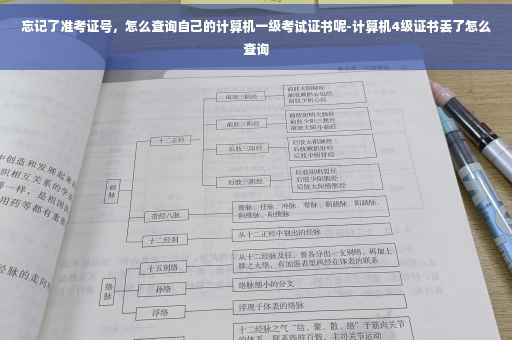 忘记了准考证号，怎么查询自己的计算机一级考试证书呢-计算机4级证书丢了怎么查询