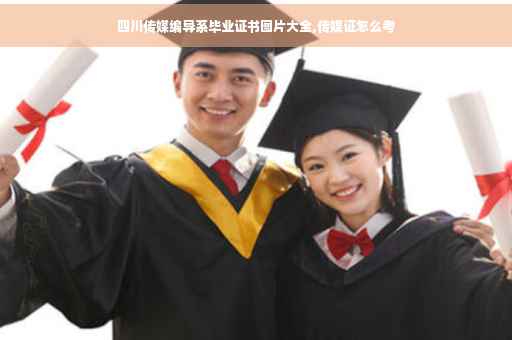 四川传媒编导系毕业证书图片大全,传媒证怎么考