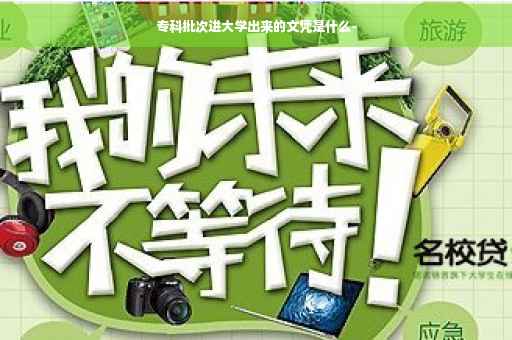 专科批次进大学出来的文凭是什么-
