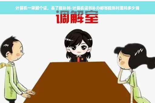 计算机一级那个证，丢了能补吗-计算机证书补办邮寄能到村里吗多少钱