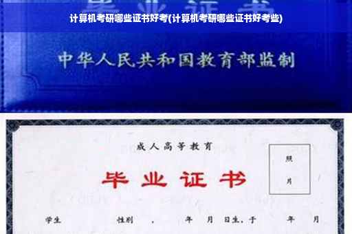 计算机考研哪些证书好考(计算机考研哪些证书好考些)