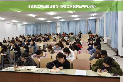 计算机二级买的证书(计算机二级买的证书有用吗)