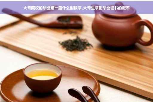 大专院校的毕业证一般什么时候拿,大专生拿到毕业证书的概率