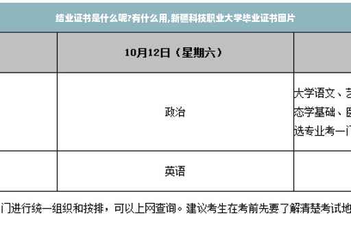 结业证书是什么呢?有什么用,新疆科技职业大学毕业证书图片