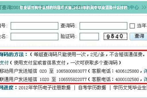 毕业证书有什么样的吗图片大全,2023年的高中毕业证是什么样的