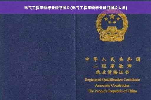 电气工程学硕毕业证书图片(电气工程学硕毕业证书图片大全)