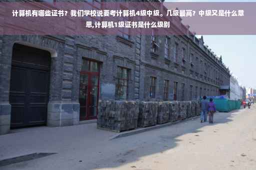 计算机有哪些证书？我们学校说要考计算机4级中级。几级最高？中级又是什么意思,计算机1级证书是什么级别