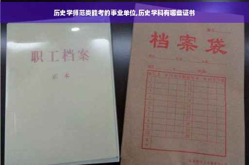 历史学师范类能考的事业单位,历史学科有哪些证书