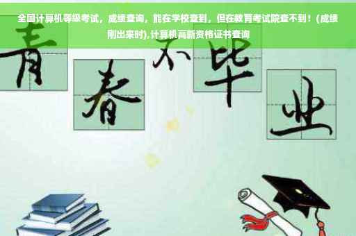 全国计算机等级考试，成绩查询，能在学校查到，但在教育考试院查不到！(成绩刚出来时),计算机高新资格证书查询