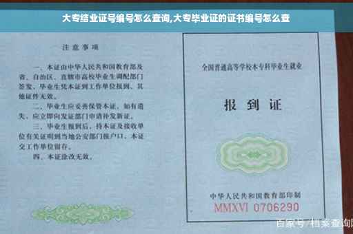 大专结业证号编号怎么查询,大专毕业证的证书编号怎么查