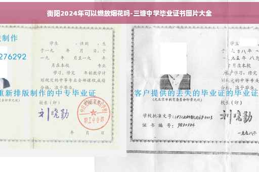 衡阳2024年可以燃放烟花吗-三塘中学毕业证书图片大全