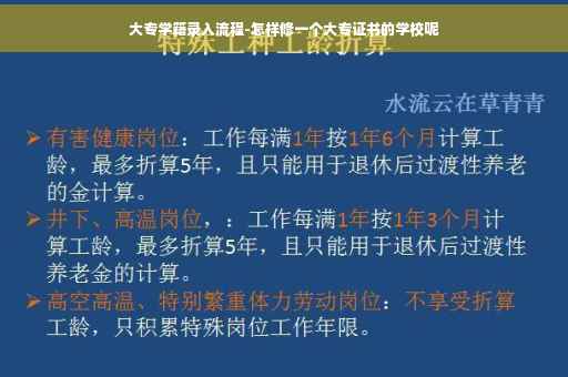 大专学籍录入流程-怎样修一个大专证书的学校呢
