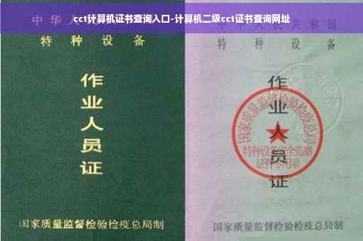 cct计算机证书查询入口-计算机二级cct证书查询网址