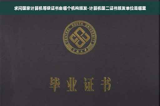 求问国家计算机等级证书由哪个机构颁发-计算机国二证书颁发单位是哪里