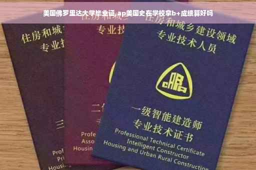 美国佛罗里达大学毕业证,ap美国史在学校拿b+成绩算好吗