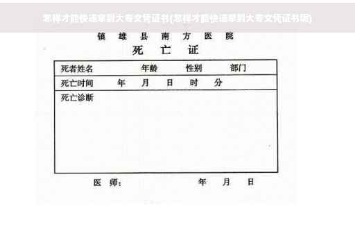 怎样才能快速拿到大专文凭证书(怎样才能快速拿到大专文凭证书呢)