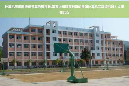 计算机三级网络证书真的有用吗,淘宝上可以买到真的全国计算机二级证书吗？大概在几百