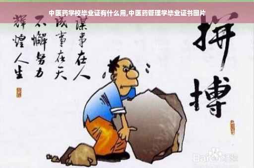 中医药学校毕业证有什么用,中医药管理学毕业证书图片
