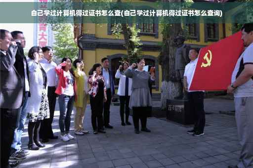 自己学过计算机得过证书怎么查(自己学过计算机得过证书怎么查询)