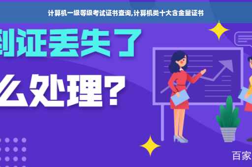计算机一级等级考试证书查询,计算机类十大含金量证书