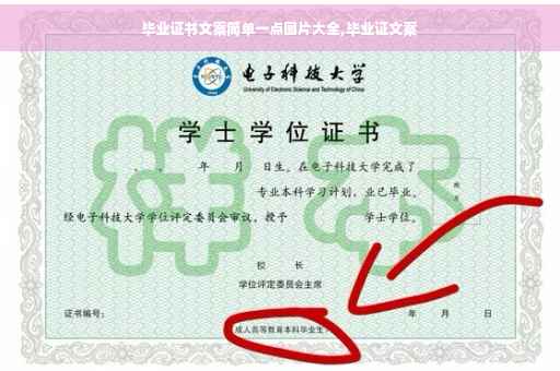毕业证书文案简单一点图片大全,毕业证文案