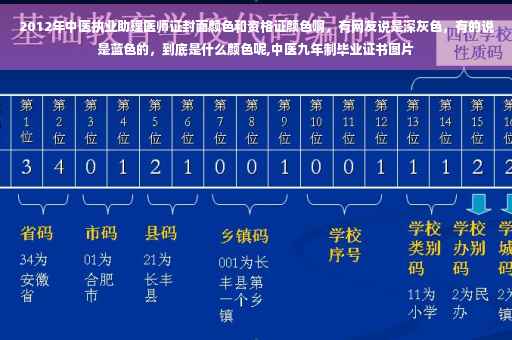 2012年中医执业助理医师证封面颜色和资格证颜色啊，有网友说是深灰色，有的说是蓝色的，到底是什么颜色呢,中医九年制毕业证书图片