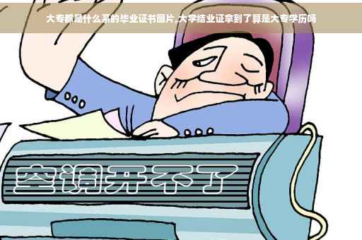大专都是什么系的毕业证书图片,大学结业证拿到了算是大专学历吗