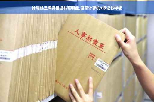 计算机三级资格证书有哪些,国家计算机3级证书样板