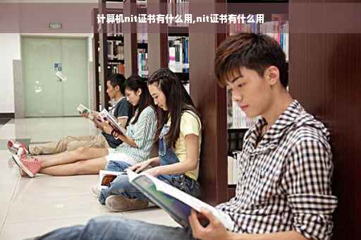 计算机nit证书有什么用,nit证书有什么用