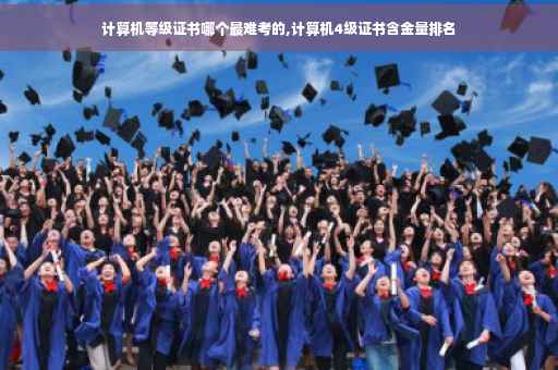 计算机等级证书哪个最难考的,计算机4级证书含金量排名