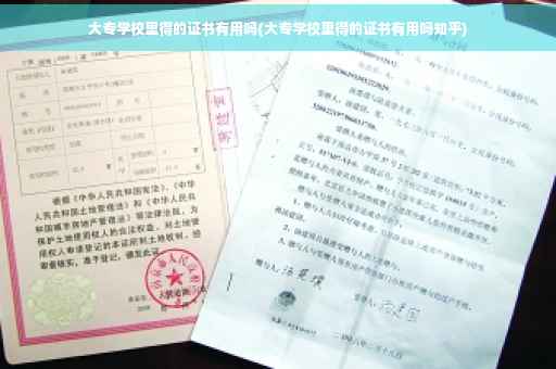 大专学校里得的证书有用吗(大专学校里得的证书有用吗知乎) 大专学校里得的证书有用吗(大专学校里得的证书有用吗知乎)