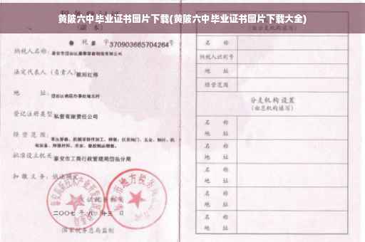 黄陂六中毕业证书图片下载(黄陂六中毕业证书图片下载大全)