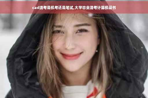 cad清考是机考还是笔试,大学毕业清考计算机证书