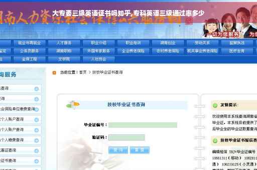 大专要三级英语证书吗知乎,专科英语三级通过率多少