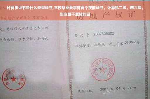 计算机证书是什么类型证书,学校毕业要求有两个技能证书,计算机二级,四六级,到底算不算技能证 计算机证书是什么类型证书,学校毕业要求有两个技能证书,计算机二级,四六级,到底算不算技能证