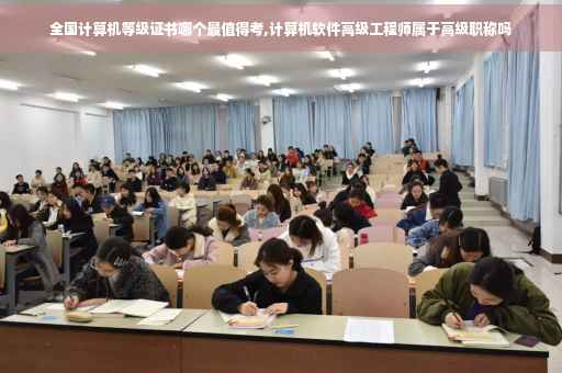 全国计算机等级证书哪个最值得考,计算机软件高级工程师属于高级职称吗