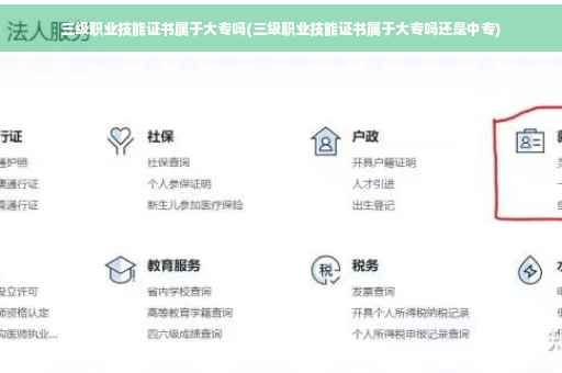 三级职业技能证书属于大专吗(三级职业技能证书属于大专吗还是中专)