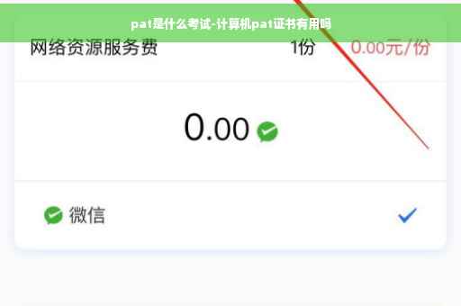pat是什么考试-计算机pat证书有用吗