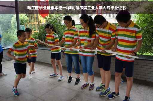 哈工威毕业证跟本校一样吗,哈尔滨工业大学大专毕业证书