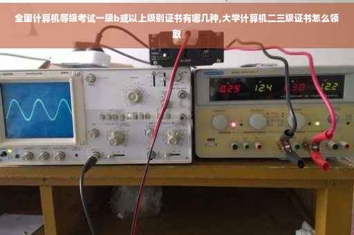 全国计算机等级考试一级b或以上级别证书有哪几种,大学计算机二三级证书怎么领取