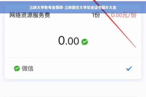 三峡大学各专业等级-三峡联合大学毕业证书图片大全