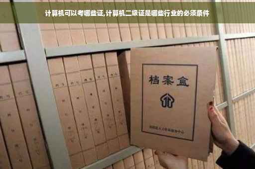 计算机可以考哪些证,计算机二级证是哪些行业的必须条件