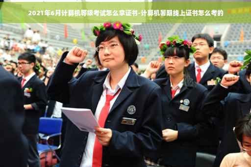 2021年6月计算机等级考试怎么拿证书-计算机暑期线上证书怎么考的