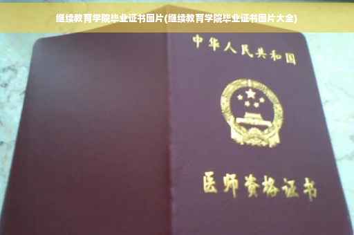 继续教育学院毕业证书图片(继续教育学院毕业证书图片大全)