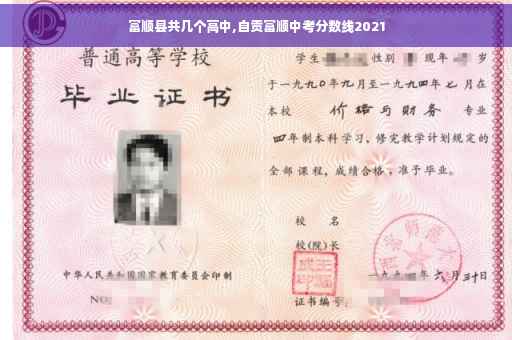富顺县共几个高中,自贡富顺中考分数线2021
