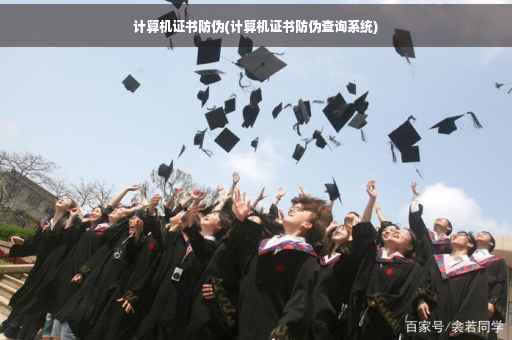 计算机证书防伪(计算机证书防伪查询系统)