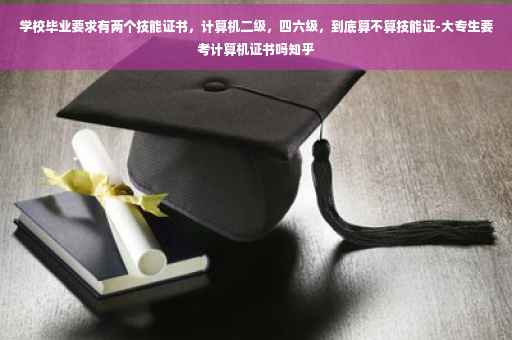学校毕业要求有两个技能证书，计算机二级，四六级，到底算不算技能证-大专生要考计算机证书吗知乎