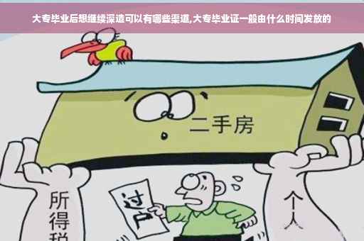 大专毕业后想继续深造可以有哪些渠道,大专毕业证一般由什么时间发放的